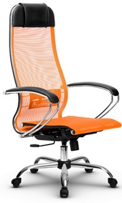 Кресло офисное МЕТТА B 1m 4/K131, Основание 17833 оранжевый в Южно-Сахалинске