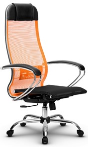Кресло офисное МЕТТА B 1m 4/K131, Основание 17833 оранжевый/черный в Южно-Сахалинске
