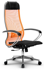 Кресло офисное МЕТТА B 1m 4/K131, Основание 17834 оранжевый/черный в Южно-Сахалинске