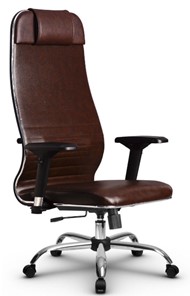 Кресло офисное Metta L 1m 38K2/4D топган, нижняя часть 17833 коричневый в Южно-Сахалинске