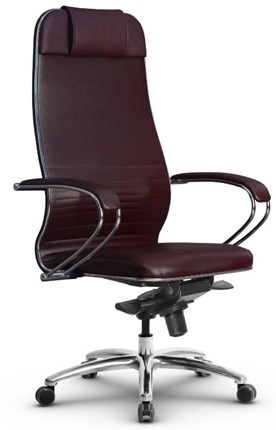 Кресло офисное Metta L 1m 38K2/K мультиблок, нижняя часть 17838 бордовый в Южно-Сахалинске - изображение