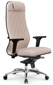 Кресло офисное Мetta L 1m 40M/2D Infinity Easy Clean (MPES) мультиблок, нижняя часть 17838 бежевый в Южно-Сахалинске