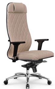 Кресло офисное Мetta L 1m 40M/2D Infinity Easy Clean (MPES) мультиблок, нижняя часть 17838 темно-бежевый в Южно-Сахалинске