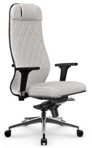 Кресло офисное Мetta L 1m 40M/2D Infinity Easy Clean (MPES) мультиблок, нижняя часть 17839 белый в Южно-Сахалинске