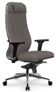 Кресло офисное Мetta L 1m 40M/2D Infinity Easy Clean (MPES) мультиблок, нижняя часть 17839 серый в Южно-Сахалинске