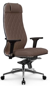 Кресло офисное Мetta L 1m 40M/2D Infinity Easy Clean (MPES) мультиблок, нижняя часть 17839 светло-коричневый в Южно-Сахалинске