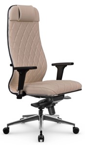 Кресло офисное Мetta L 1m 40M/2D Infinity Easy Clean (MPES) мультиблок, нижняя часть 17839 темно-бежевый в Южно-Сахалинске