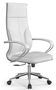 Кресло офисное Мetta L 1m 46/K Infinity Easy Clean топган OMS, нижняя часть 17853 белый в Южно-Сахалинске