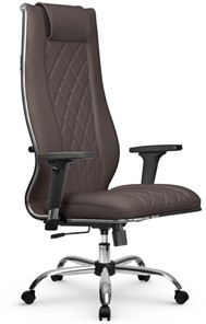 Офисное кресло МЕТТА L 1m 50M/2D Infinity Easy Clean топган, нижняя часть 17833 темно-коричневый в Южно-Сахалинске