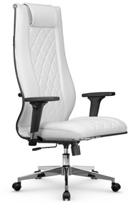 Офисное кресло МЕТТА L 1m 50M/2D Infinity Easy Clean топган, нижняя часть 17834 белый в Южно-Сахалинске