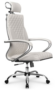Кресло офисное Metta L 2c 44C/K116 Infinity Easy Clean топган, нижняя часть 17833 белый в Южно-Сахалинске - предосмотр 1