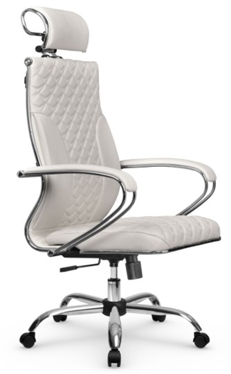 Кресло офисное Metta L 2c 44C/K116 Infinity Easy Clean топган, нижняя часть 17833 белый в Южно-Сахалинске - изображение 1