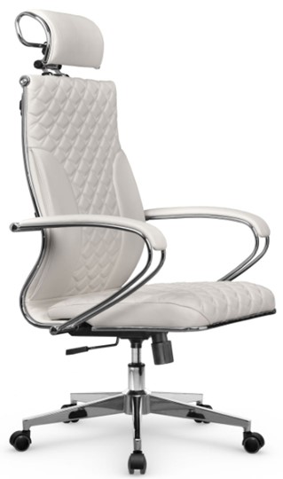 Кресло офисное Metta L 2c 44C/K116 Infinity Easy Clean топган, нижняя часть 17834 белый в Южно-Сахалинске - изображение 1