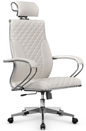 Кресло офисное Metta L 2c 44C/K116 Infinity Easy Clean топган, нижняя часть 17834 белый в Южно-Сахалинске - изображение