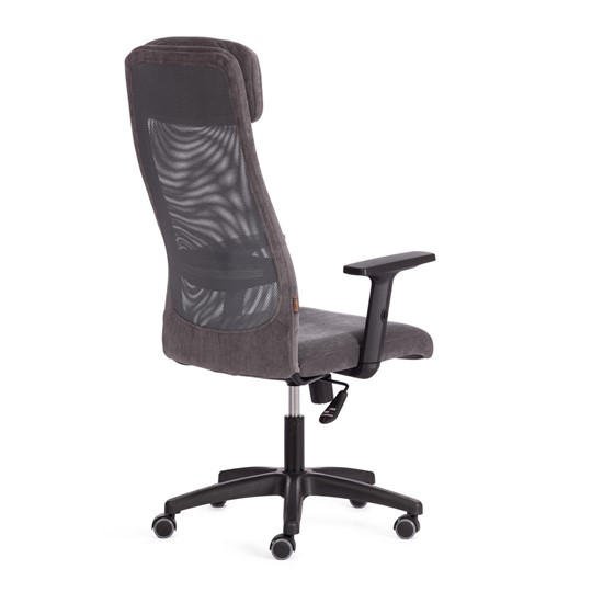 Офисное кресло PROFIT PLT флок/ткань, серый, 29/W-12, арт.20537 в Южно-Сахалинске - изображение 2