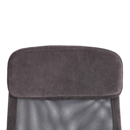Офисное кресло PROFIT PLT флок/ткань, серый, 29/W-12, арт.20537 в Южно-Сахалинске - изображение 11