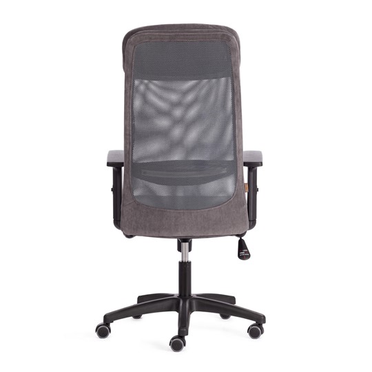 Офисное кресло PROFIT PLT флок/ткань, серый, 29/W-12, арт.20537 в Южно-Сахалинске - изображение 3