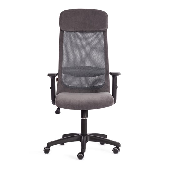 Офисное кресло PROFIT PLT флок/ткань, серый, 29/W-12, арт.20537 в Южно-Сахалинске - изображение 4