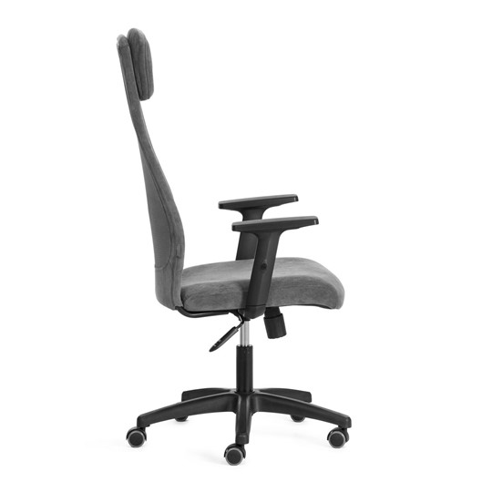 Офисное кресло PROFIT PLT флок/ткань, серый, 29/W-12, арт.20537 в Южно-Сахалинске - изображение 1
