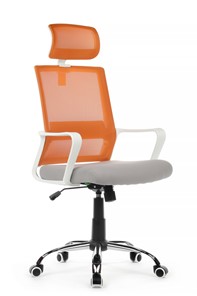 Кресло компьютерное RCH 1029HW, серый/оранжевый в Южно-Сахалинске - предосмотр