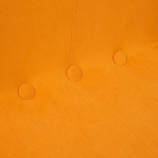 Кресло компьютерное RIO флок/кож/зам, оранжевый/оранжевый, арт.14188 в Южно-Сахалинске - изображение 6