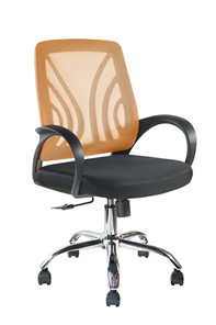 Кресло компьютерное Riva Chair 8099Е, Оранжевый в Южно-Сахалинске