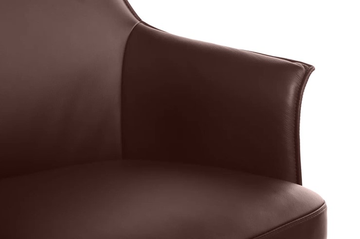 Кресло для офиса Rosso-ST (C1918), коричневый в Южно-Сахалинске - изображение 5
