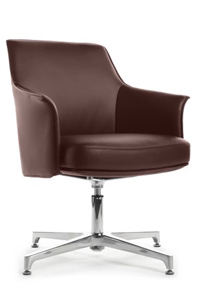 Кресло для офиса Rosso-ST (C1918), коричневый в Южно-Сахалинске - изображение
