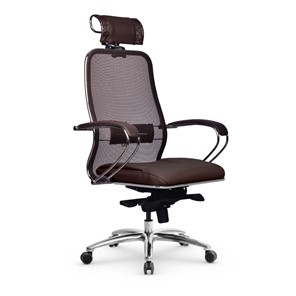 Кресло офисное Samurai SL-2.04 MPES Темно-коричневый в Южно-Сахалинске - предосмотр