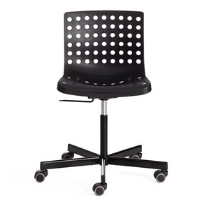 Компьютерное кресло SKALBERG OFFICE (mod. C-084-B) металл/пластик, Black (черный) арт.19802 в Южно-Сахалинске - предосмотр 4