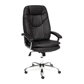 Кресло офисное SOFTY LUX кож/зам, черный, арт.12902 в Южно-Сахалинске - предосмотр