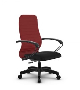 Кресло офисное SU-CK130-10P PL красный/черный в Южно-Сахалинске
