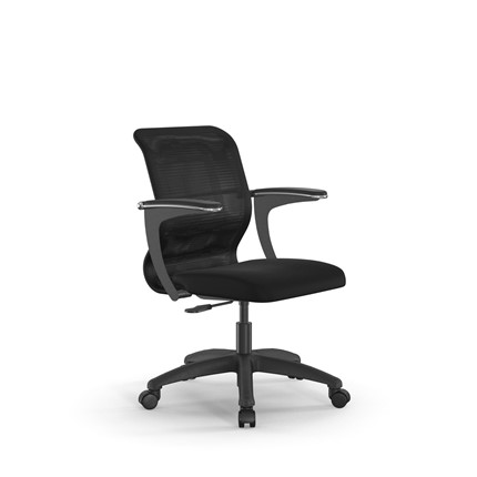 Компьютерное кресло SU-M-4/подл.160/осн.005 черный в Южно-Сахалинске - изображение