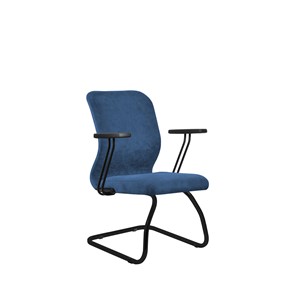 Кресло компьютерное SU-Mr-4/подл.109/осн.008 светло-синий в Южно-Сахалинске