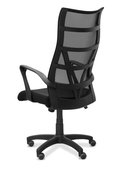 Кресло офисное Топ, сетка/ткань TW / черная/синяя в Южно-Сахалинске - изображение 6