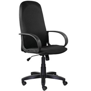 Офисное кресло Brabix Praktik EX-279 (ткань JP/кожзам, черное) 532019 в Южно-Сахалинске