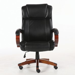 Кресло Brabix Premium Magnum EX-701 (дерево, рециклированная кожа, черное) 531827 в Южно-Сахалинске