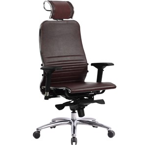 Офисное кресло Samurai K-3.04 темно-бордовый в Южно-Сахалинске - предосмотр