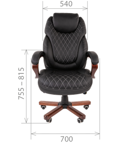 Кресло компьютерное CHAIRMAN 406, коричневый в Южно-Сахалинске - предосмотр 4