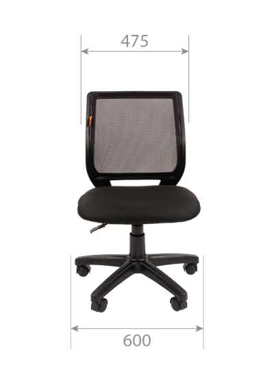 Кресло офисное CHAIRMAN 699 Б/Л Сетка TW-04 (серый) в Южно-Сахалинске - изображение 4