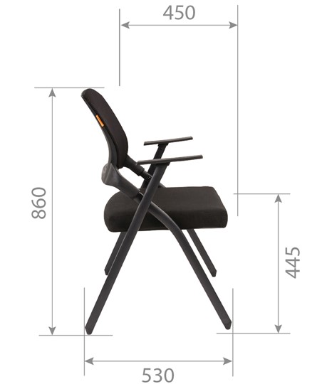 Кресло CHAIRMAN NEXX сетчатый акрил DW01 черный в Южно-Сахалинске - изображение 5