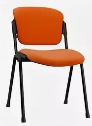 Офисное кресло ERA BLACK оранжевый в Южно-Сахалинске - предосмотр