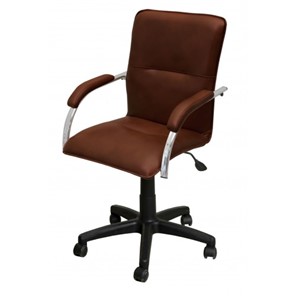 Офисный стул Самба-лифт СРП-034МП Люкс коричневый в Южно-Сахалинске - предосмотр
