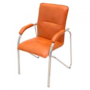 Офисный стул Самба СРП-036МП Эмаль оранжевый в Южно-Сахалинске - предосмотр