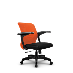 Компьютерное кресло SU-M-4/подл.160/осн.001, Оранжевый/Черный в Южно-Сахалинске - предосмотр