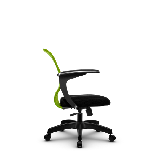 Кресло компьютерное SU-M-4/подл.160/осн.001, Зеленый/Черный в Южно-Сахалинске - изображение 1
