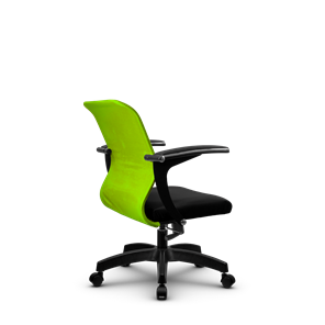 Кресло компьютерное SU-M-4/подл.160/осн.001, Зеленый/Черный в Южно-Сахалинске - предосмотр 2