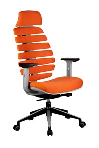 Кресло Riva Chair SHARK (Оранжевый/серый) в Южно-Сахалинске - предосмотр