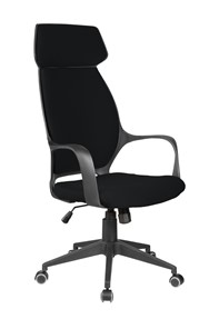 Офисное кресло Riva Chair 7272 (Черный/черный) в Южно-Сахалинске