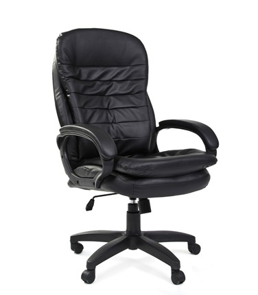 Офисное кресло CHAIRMAN 795 LT, экокожа, цвет черный в Южно-Сахалинске - изображение